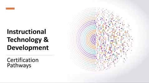 Thumbnail for Certification Pathway - Providing an Accessible and Inclusive Environment for Learning Introduction