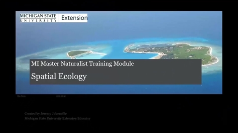 Thumbnail for entry MIMN SDO Spatial Ecology*