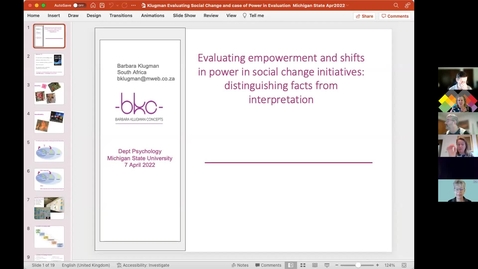Thumbnail for Exploration of an activist from funder to evaluator