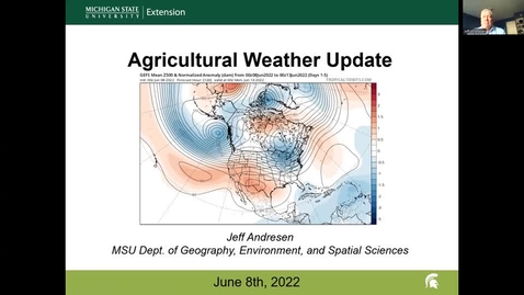 Thumbnail for entry Agricultural weather forecast for June 8, 2022