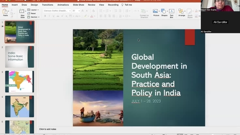 Thumbnail for entry India Global Development Summer program_video2186507950