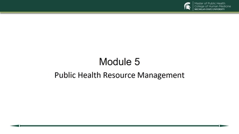 Thumbnail for Module 5 Lecture