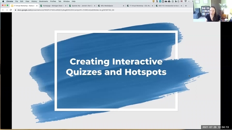 Thumbnail for entry IT Virtual Workshop - Kaltura Mediaspace: Interactive Quizzes and Hotspots