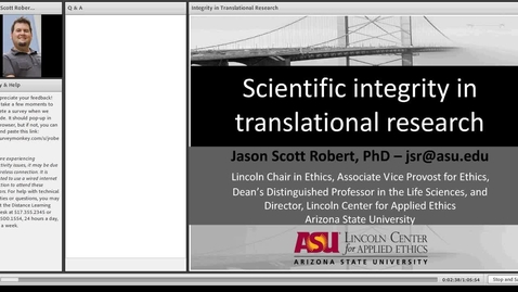 Thumbnail for entry Integrity in Translational Research