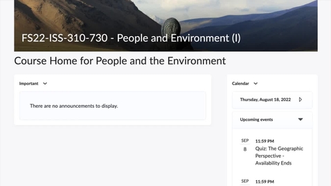 Thumbnail for ISS310: How to Access your Assignment in D2L