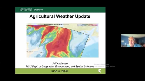 Thumbnail for Agricultural Weather Update - June 3, 2025
