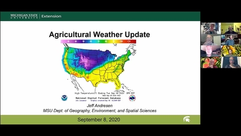 Thumbnail for entry Agricultural weather forecast for September 8, 2020