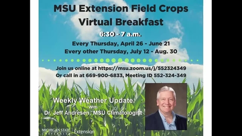 Thumbnail for entry Virtual Breakfast 5/17/18: Jeff Andresen Weather Report