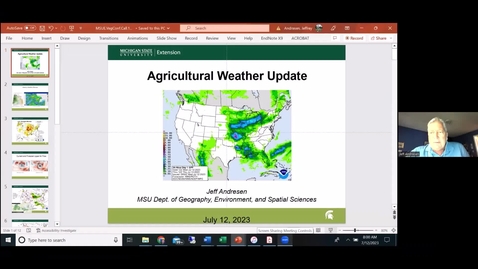 Thumbnail for entry Agricultural Weather Update - July 12, 2023