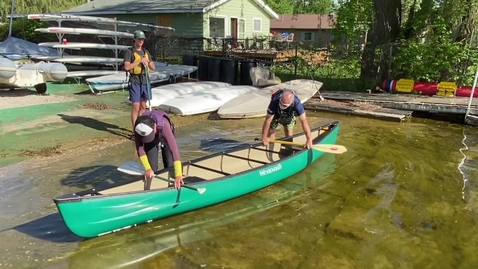 Thumbnail for entry canoe launch from shore