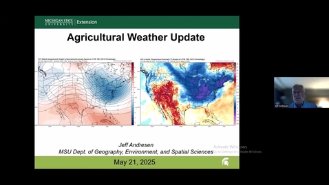 Thumbnail for Agricultural Weather Update - May 21, 2025