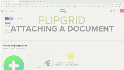 Thumbnail for entry FlipGrid - Attaching a document