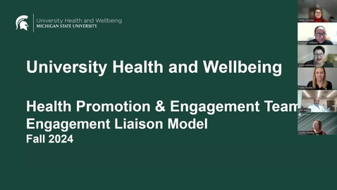 Thumbnail for Introduction to the Engagement Liaison Model