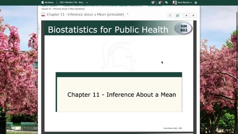 Thumbnail for Chapter_11_-_Inference_About_a_Mean_(SAS_Session)_(High_Large_-_WEB_(H264)_)