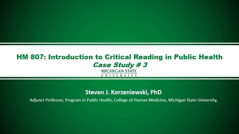 Thumbnail for HM807 LectureWeek12caseStudy3