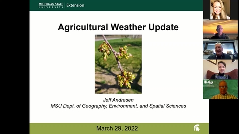 Thumbnail for entry Agricultural weather forecast for March 29, 2022