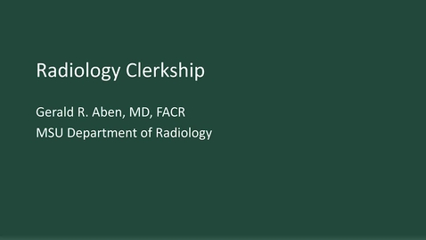 Thumbnail for Unit 4 Module 5 - Pediatric imaging