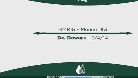 Thumbnail for entry HM815 MOD3labdiagnostic