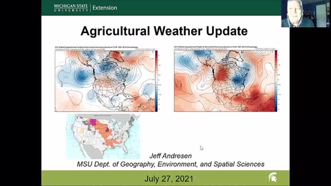 Thumbnail for Agricultural weather forecast for July 21, 2021