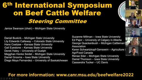 Thumbnail for entry Virtual Demonstrations in Beef Welfare Management: Panel Discussion
