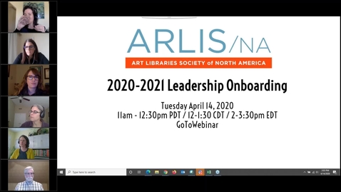 Thumbnail for entry ARLIS/NA Leadership Onboarding Webinar 2021