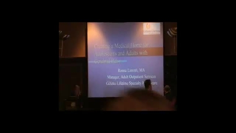 Thumbnail for &quot;Building a medical home for adolescents and adults with CP&quot;