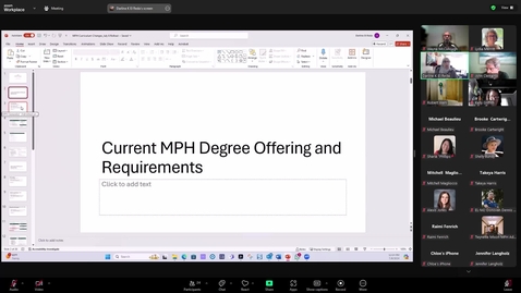 Thumbnail for MPH Curriculum Change Meet 1 7.8.24