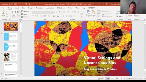 Thumbnail for entry Expanded Version: Unconscious Bias in Virtual Settings