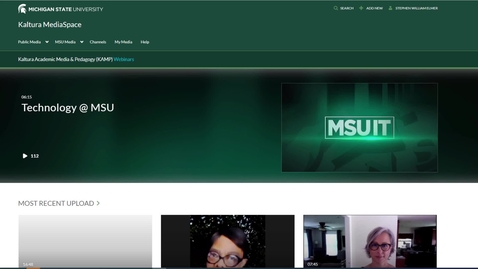 Thumbnail for Analytics in MediaSpace Channels and the D2L Course Media Gallery