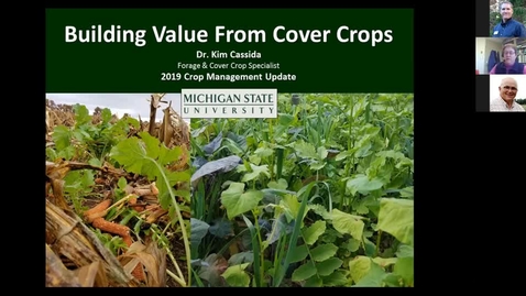 Thumbnail for entry Field Crops Webinar Series 3-11-19: Cover Crop Profitability - Dr. Kim Cassida