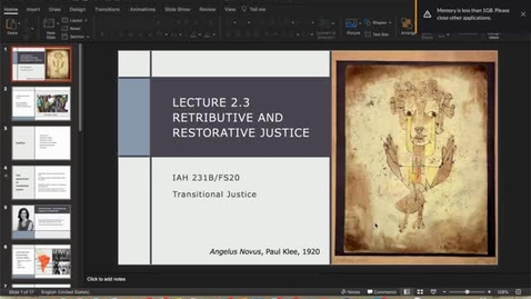 Thumbnail for entry Lecture 2.3 - Part 1