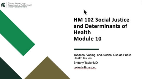 Thumbnail for Tobacco and Alcohol Lecture