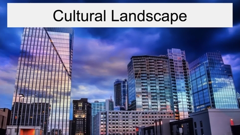 Thumbnail for entry GEO330: Inland South: Cultural Landscape