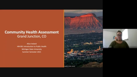 Thumbnail for Ireland CHA Recorded Presentation