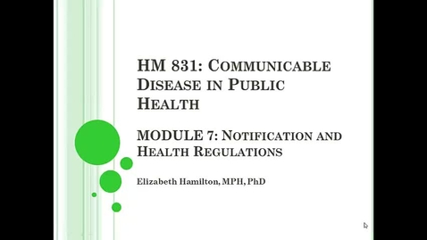 Thumbnail for entry Module 7_health regs