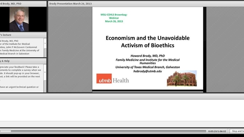 Thumbnail for entry Economism and the Unavoidable Activism of Bioethics