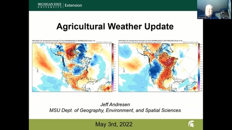 Thumbnail for entry Agricultural weather forecast for May 3, 2022