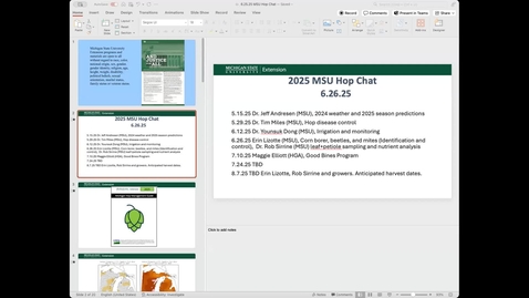 Thumbnail for MSU Hop chat 6.26.25