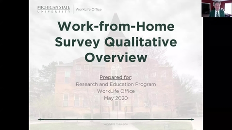 Thumbnail for Work-from-Home Survey Qualitative Overview