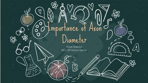 Thumbnail for entry Importance of Axon Diameter