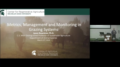 Thumbnail for Dessert with Discussion - Jason Rowntree - Metrics, Management and Monitoring in Grazing Systems