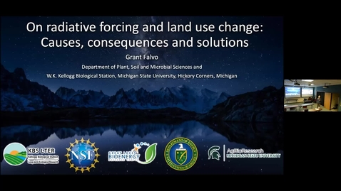 Thumbnail for entry Grant Falvo Defense Seminar - On radiative forcing and land use change: Causes, consequences, and solutions