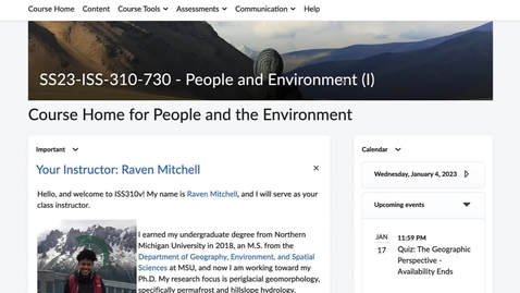 Thumbnail for ISS310 SS23 Introduction