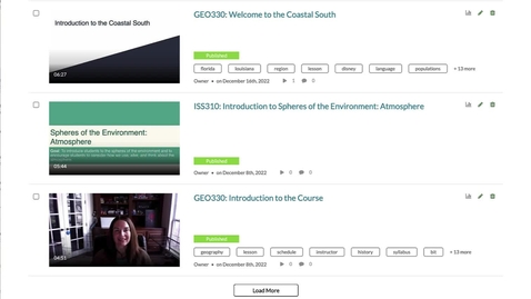 Thumbnail for onGEO Instructional Video: Posting a video announcement
