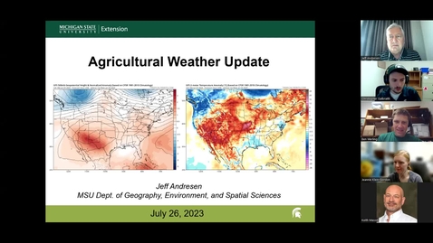 Thumbnail for entry Agricultural Weather Update - July 26, 2023