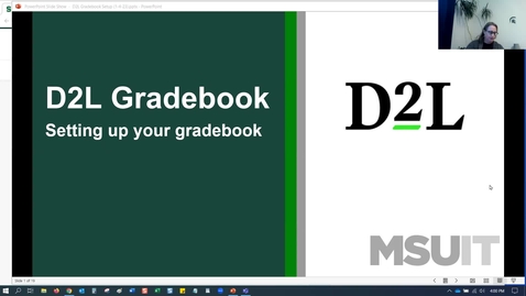 Thumbnail for entry D2L Gradebook Setup (01.04.2023)