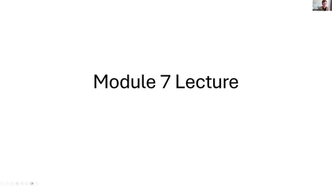 Thumbnail for Module 7