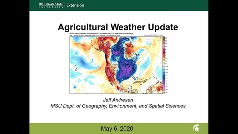 Thumbnail for Agricultural weather forecast for May 6, 2020