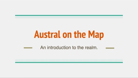 Thumbnail for entry GEO204: Austral on the Map