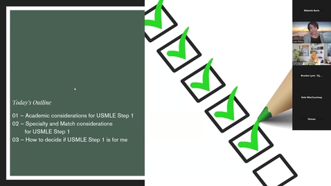 Thumbnail for USMLE Step 1 Academic and Specialty Considerations